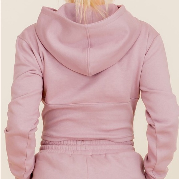 Mauve corset Hoodie - Picture 5 of 6